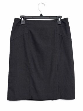 Coldwater Creek Gray Plaid Pencil Skirt Women’s Size 10 Lined Workwear